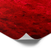Staatsflagge Georgien Grunge Poster (Ecke)