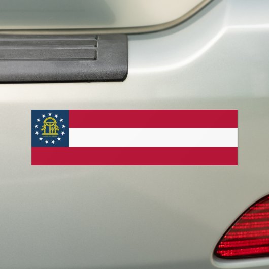 Staatsflagge Georgiens Autoaufkleber (Auf Auto)