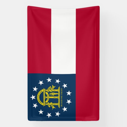 Staatsflagge Georgiens Banner (Vertikal)