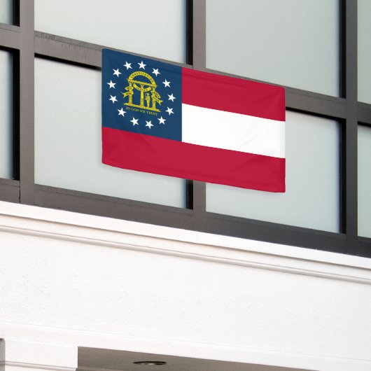 Staatsflagge Georgiens Banner (Äußeres Gebäude)