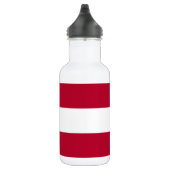 Staatsflagge Georgiens Edelstahlflasche (Rechts)