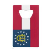 Staatsflagge Georgiens Geldbeutel Flaschenöffner (Vorderseite)