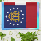 Staatsflagge Georgiens Handtuch (Gefaltet)