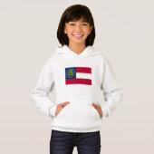 Staatsflagge Georgiens Hoodie (Vorne ganz)