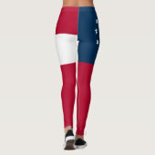 Staatsflagge Georgiens Leggings (Rückseite)