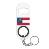 Staatsflagge Georgiens Mini Flaschenöffner (Rückseite)