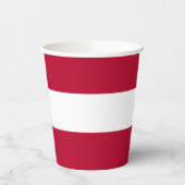 Staatsflagge Georgiens Pappbecher (Links)