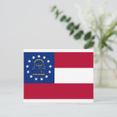 Staatsflagge Georgiens Postkarte (Stehend Vorderseite)