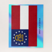 Staatsflagge Georgiens Puzzle (Vertikal)