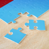 Staatsflagge Georgiens Puzzle (Seite)