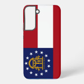 Staatsflagge Georgiens Samsung Galaxy Hülle (Rückseite)