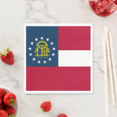 Staatsflagge Georgiens Serviette (Beispiel)