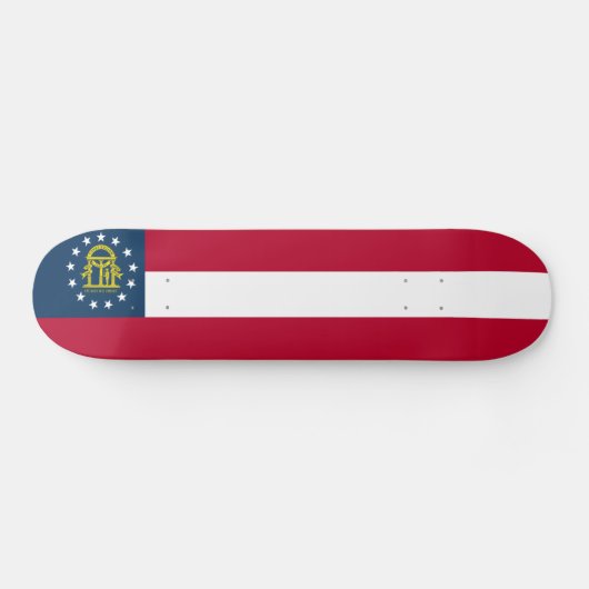 Staatsflagge Georgiens Skateboard (Horizontal)