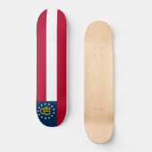 Staatsflagge Georgiens Skateboard (Vorderseite)