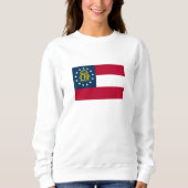 Staatsflagge Georgiens Sweatshirt (Vorderseite)