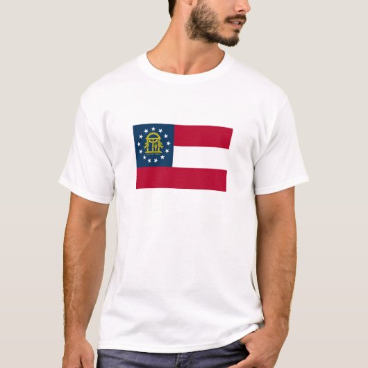Staatsflagge Georgiens T-Shirt (Vorderseite)