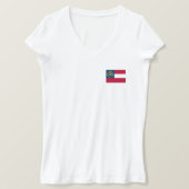 Staatsflagge Georgiens T-Shirt (Design vorne)