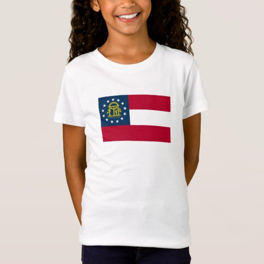 Staatsflagge Georgiens T-Shirt (Vorderseite)