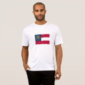 Staatsflagge Georgiens T-Shirt (Vorne ganz)