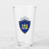 Staatsflagge Glas (Rückseite)