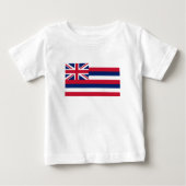 Staatsflagge Hawaii Baby T-shirt (Vorderseite)