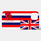 Staatsflagge Hawaii Case-Mate iPhone Hülle (Rückseite (Horizontal))