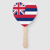 Staatsflagge Hawaii Fächer (Rückseite)