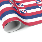 Staatsflagge Hawaii Geschenkpapier (Rolleneckpunkt)