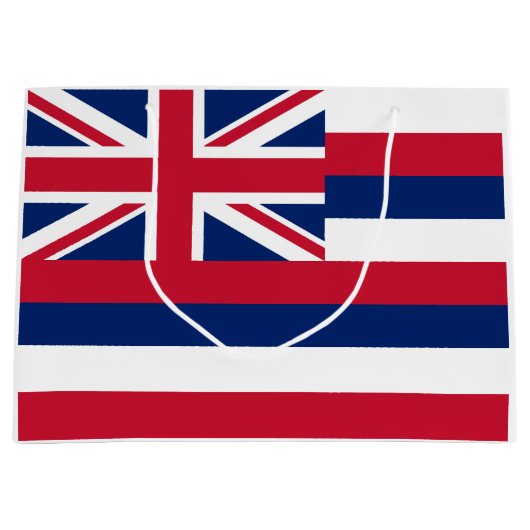 Staatsflagge Hawaii Große Geschenktüte (Vorderseite)