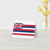 Staatsflagge Hawaii Karte (Gelbe Blume)