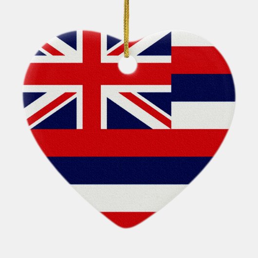 Staatsflagge Hawaii Keramikornament (Hinten)