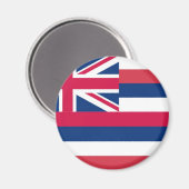 Staatsflagge Hawaii Magnet (Vorderseite/Rückseite)