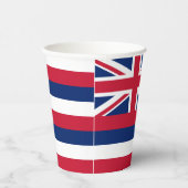 Staatsflagge Hawaii Pappbecher (Rechts)