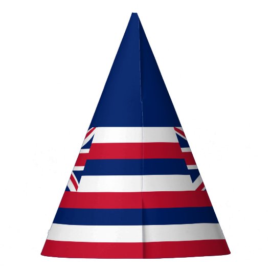 Staatsflagge Hawaii Partyhütchen (Rückseite)
