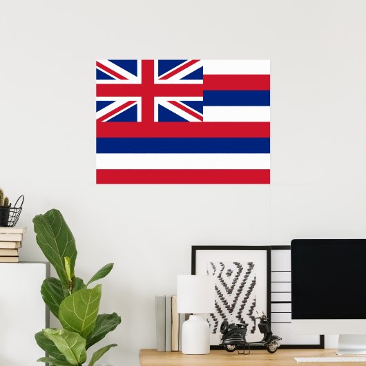 Staatsflagge Hawaii Poster (Heimbüro)