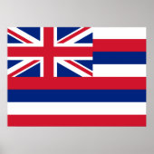 Staatsflagge Hawaii Poster (Vorne)