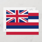 Staatsflagge Hawaii Postkarte (Vorne/Hinten)