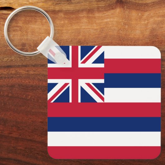 Staatsflagge Hawaii Schlüsselanhänger (Vorderseite)