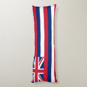Staatsflagge Hawaii Seitenschläferkissen (Rückseite (Vertikal))