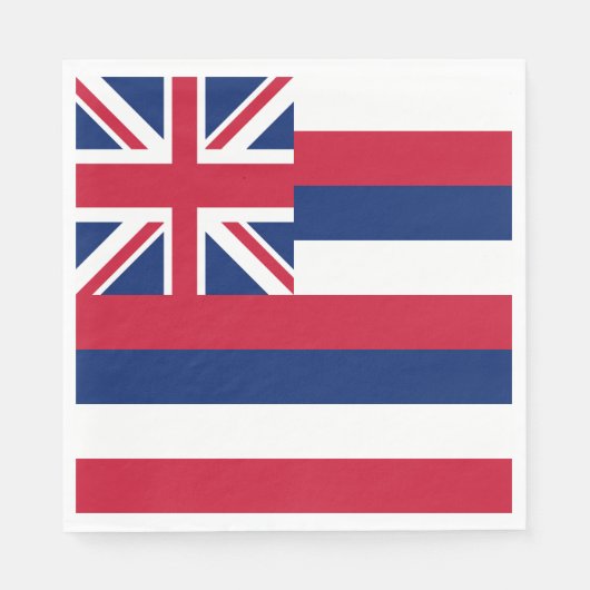 Staatsflagge Hawaii Serviette (Vorderseite)