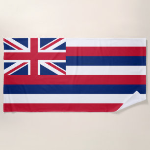 Staatsflagge Hawaii Strandtuch
