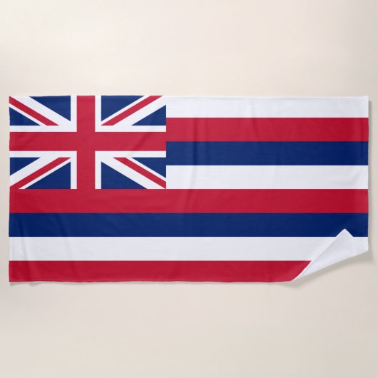 Staatsflagge Hawaii Strandtuch (Vorderseite)