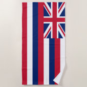 Staatsflagge Hawaii Strandtuch (Vorderseite)