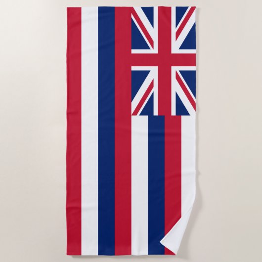 Staatsflagge Hawaii Strandtuch (Vorderseite)