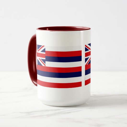 Staatsflagge Hawaii Tasse (Vorderseite Links)