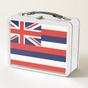 Staatsflagge Hawaii, USA Metall Brotdose