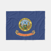 Staatsflagge Idaho, USA Fleecedecke (Vorderseite (Horizontal))