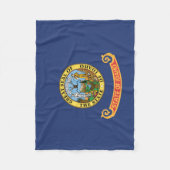 Staatsflagge Idaho, USA Fleecedecke (Vorderseite)