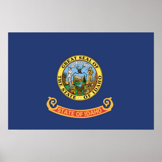 Staatsflagge Idaho, USA Poster (Vorne)