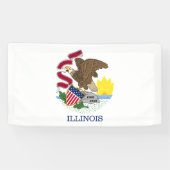 Staatsflagge Illinois Banner (Horizontal)